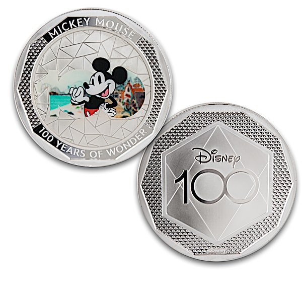Disney 100 Years Of Wonder Silver-Plated Proof Collection