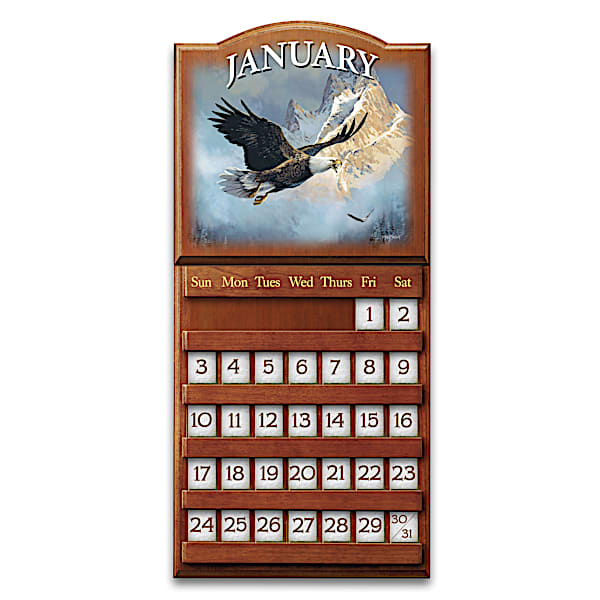 Perpetual Calendar And Display With Ted Blaylock Eagle Art