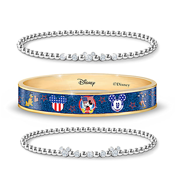 Disney Bangle Bracelets For Each Month Of The Year With Case