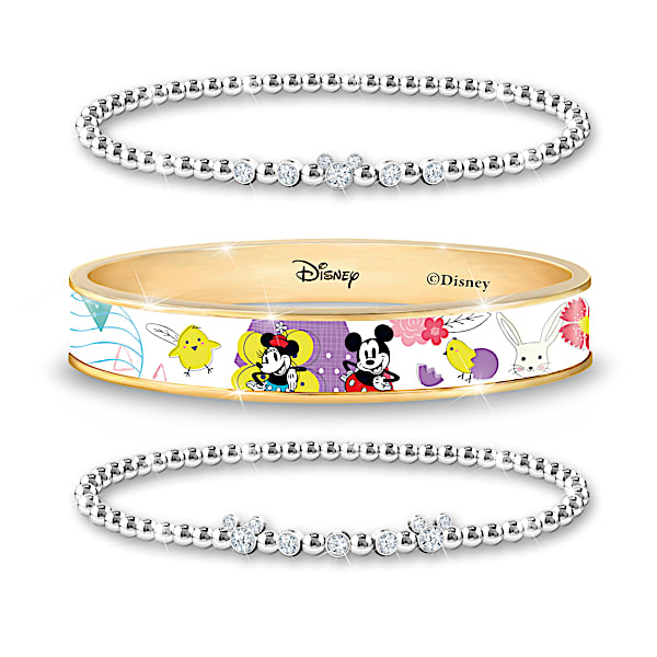 Disney Bangle Bracelets For Each Month Of The Year With Case