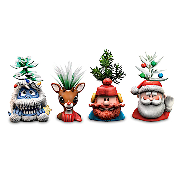 Rudolph The Red-Nosed Reindeer Artificial Succulent Pots