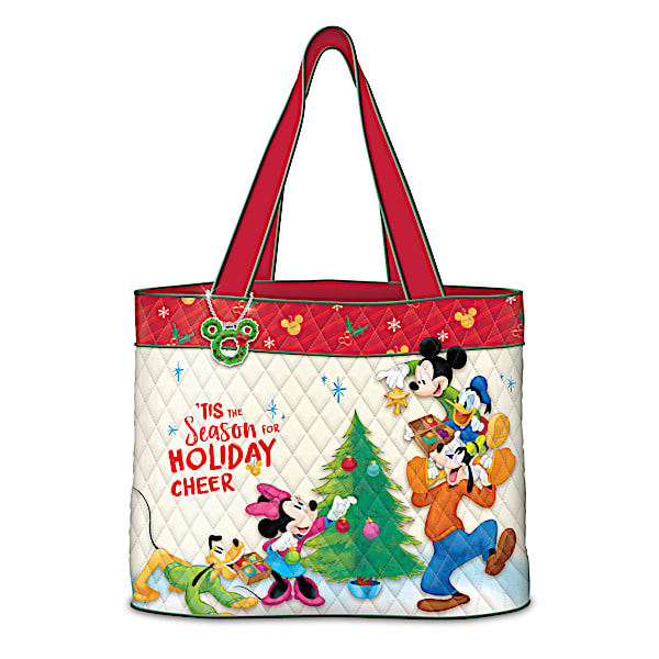 Disney Mickey Mouse Seasonal Quilted Tote Bag Collection