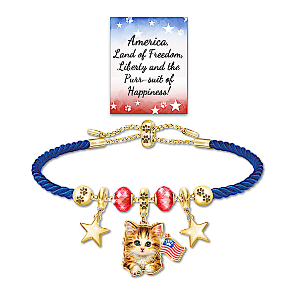 Kayomi Harai Seasonal Cat Art Charm Bracelets & Jewelry Case