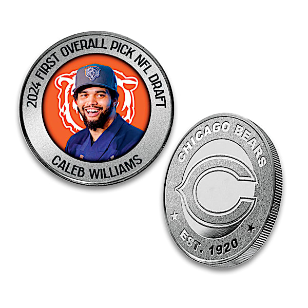Caleb Williams Chicago Bears Rookie Proofs With Display