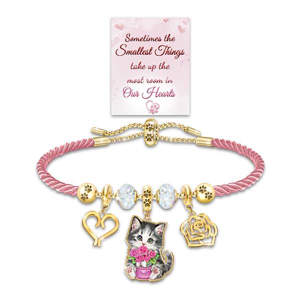 Kayomi Harai Seasonal Cat Art Charm Bracelets & Jewelry Case