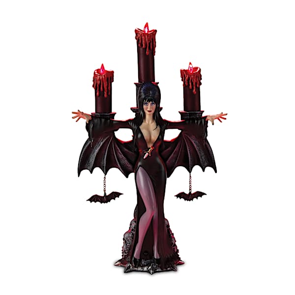 Elvira, Mistress Of The Dark Light-Up Flameless Candelabras