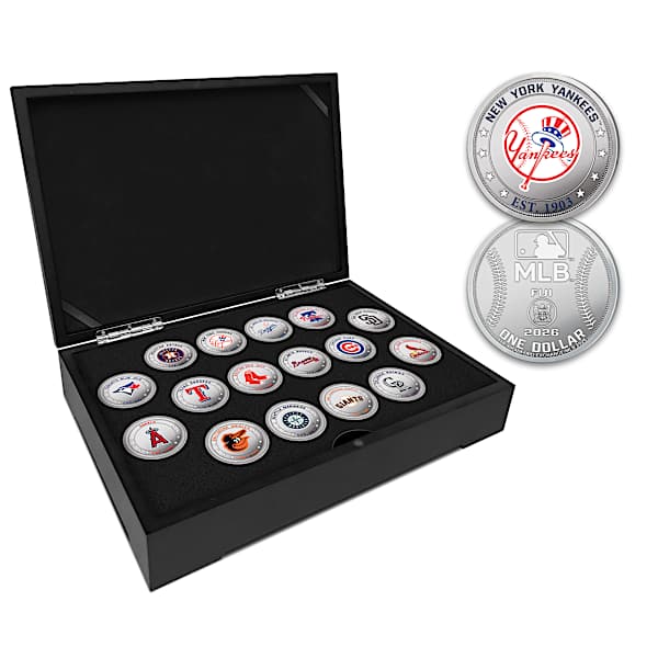 Major League Baseball Legal Tender Proof Coin Collection