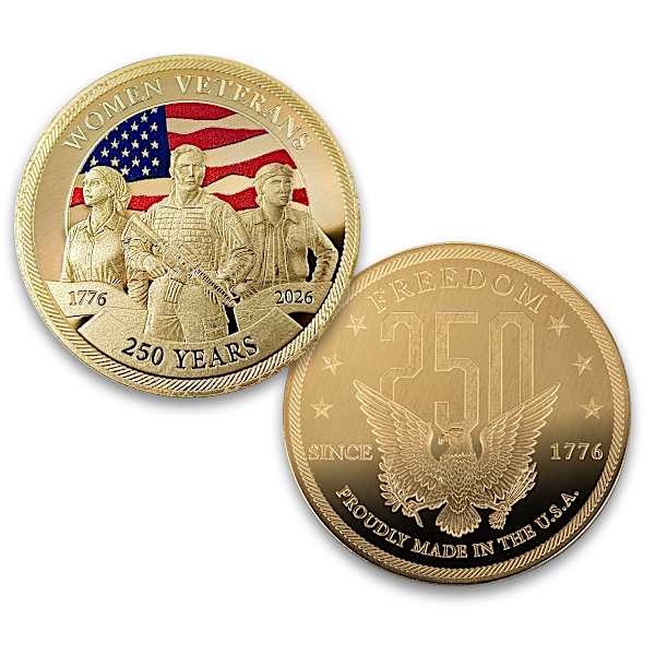 USA 250th Challenge Coins: Women Veterans & More