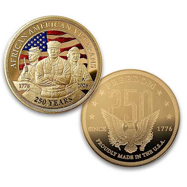 USA 250th Challenge Coins: African American Veterans & More