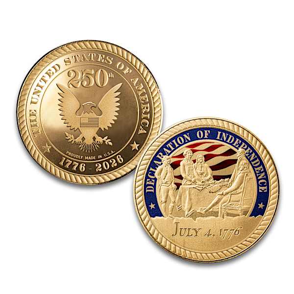 Made In America U.S.A. 250th Anniversary Challenge Coins