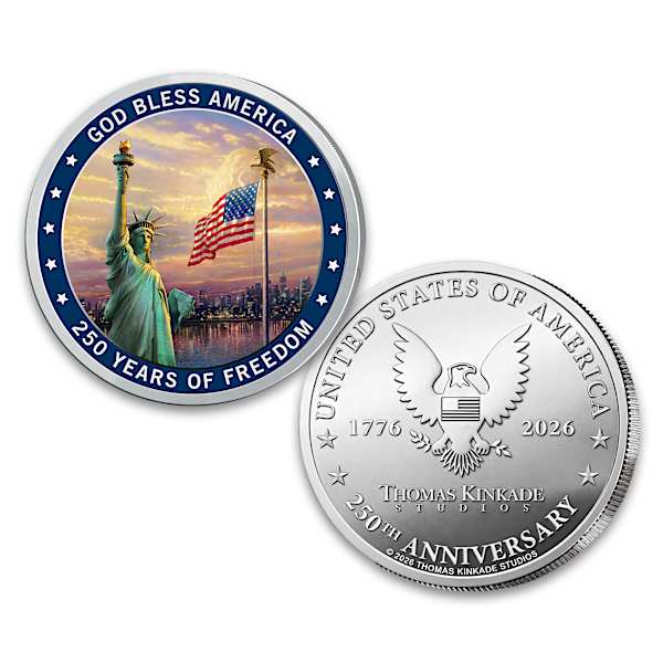 Thomas Kinkade Art USA 250th Anniversary Proof Coins