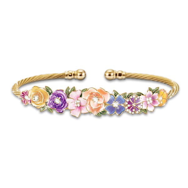 Seasonal Artistic Cable Bracelets With Deluxe Jewelry Case