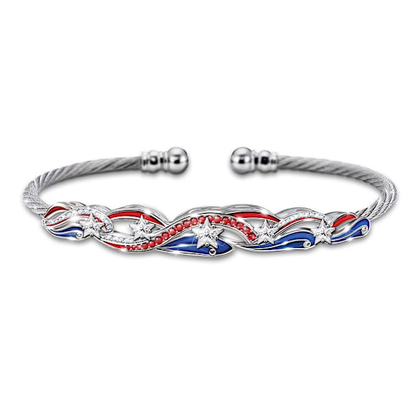 Seasonal Artistic Cable Bracelets With Deluxe Jewelry Case