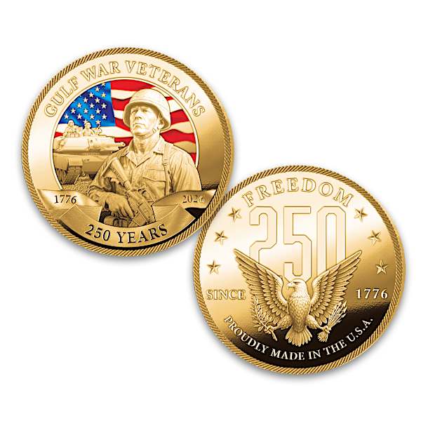 USA 250th Challenge Coins: Gulf War Veterans And More