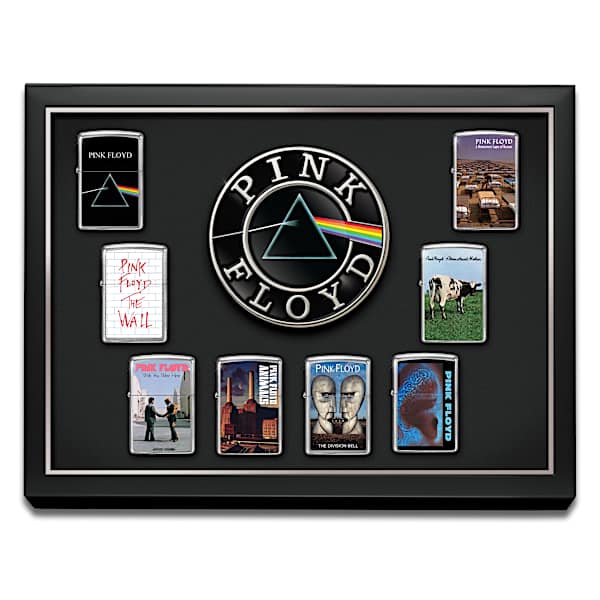 Zippo® Lighters With Firefighter Imagery With A Wall Display