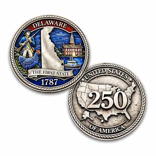 USA 250th Anniversary State By State Challenge Coins