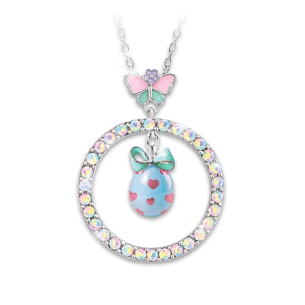 Monthly Seasonal Pendant Necklaces With Hand-Enameled Charms