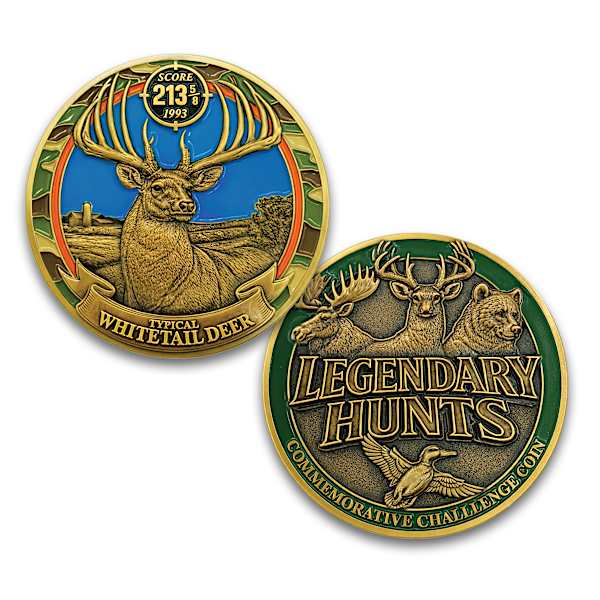 The Greatest Hunts Wildlife Challenge Coins And Display
