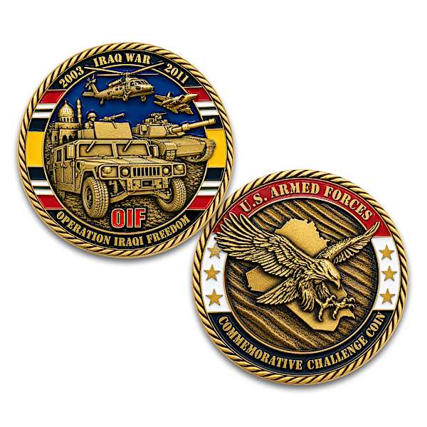 Iraq War Challenge Coin Collection