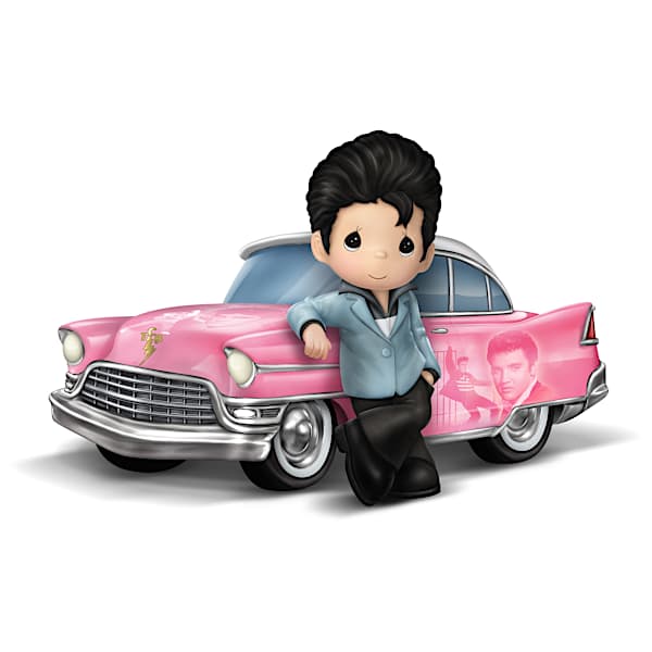 Precious Moments Elvis Presley And Cars Figurine Collection