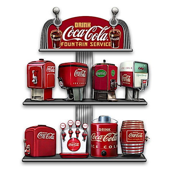 COCA-COLA Classic Soda Fountain Sculptures And Display