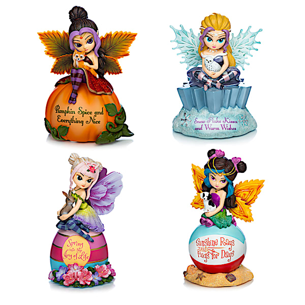 Jasmine Becket-Griffith Seasonal Fairy Figurine Collection