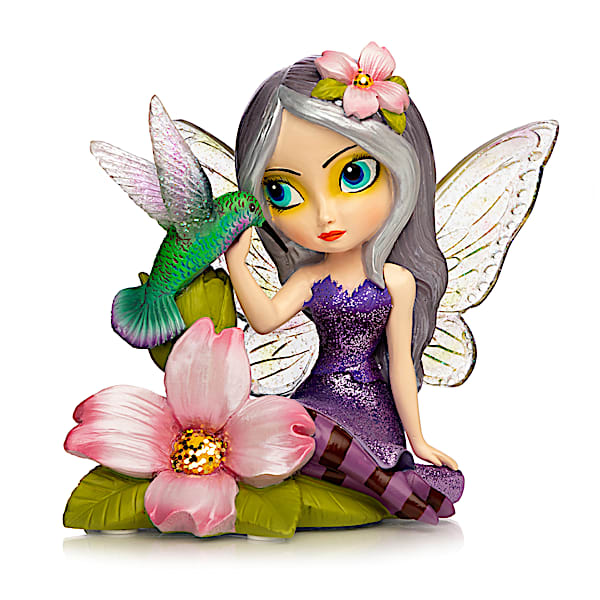 Jasmine Becket-Griffith Fairy And Hummingbird Figurines