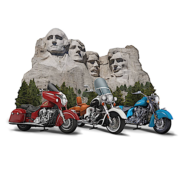 Indian Motorcycle Return to Sturgis Anniversary Sculptures