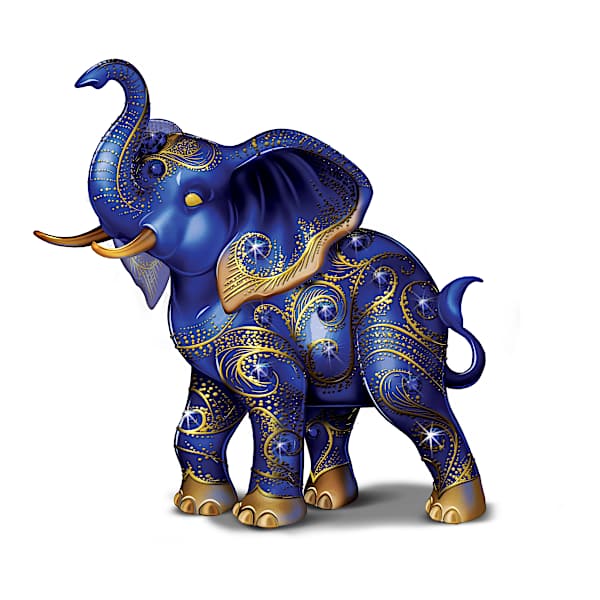 Blake Jensen Elephants Of Africa Figurines With Crystals