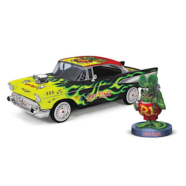 Rat Fink 1:24-Scale Diecast Car And Figurine Collection
