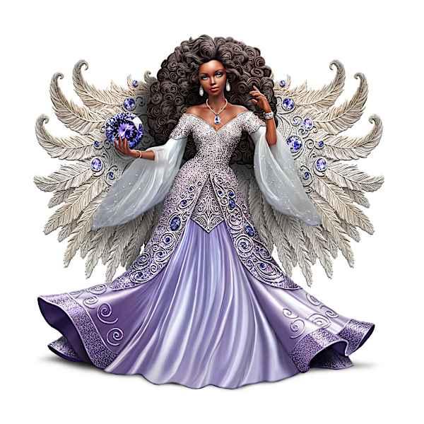 Keith Mallett Angel Figurines Inspired By Rare Gemstones