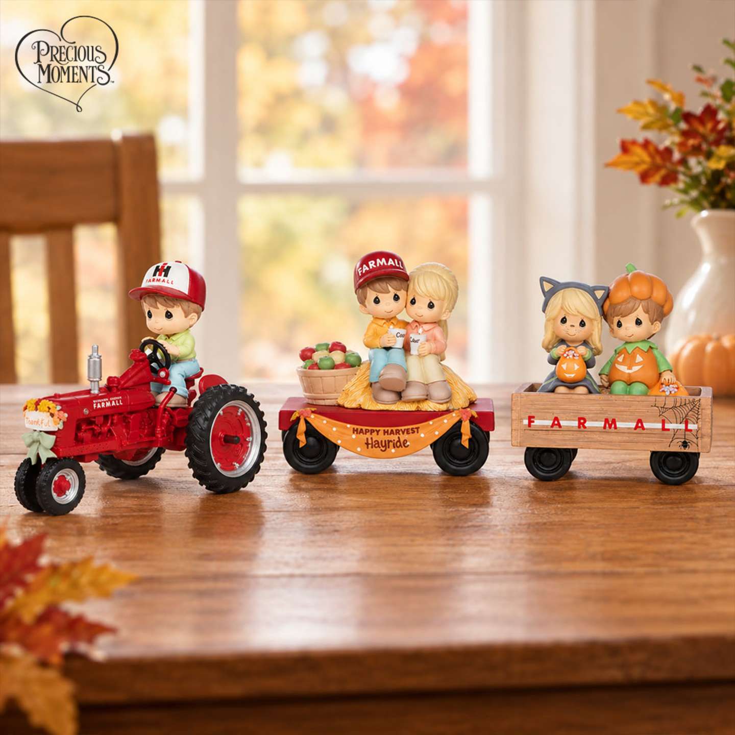 Precious Moments Farmall Fall Figurine