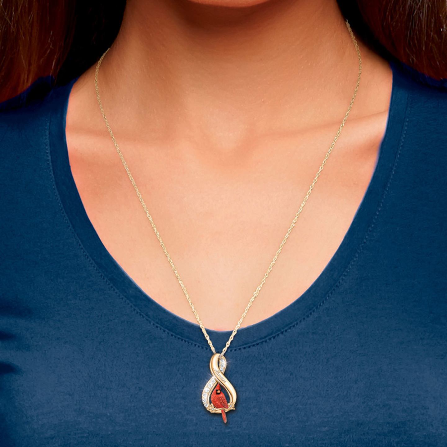 Cardinal Remembrance Pendant