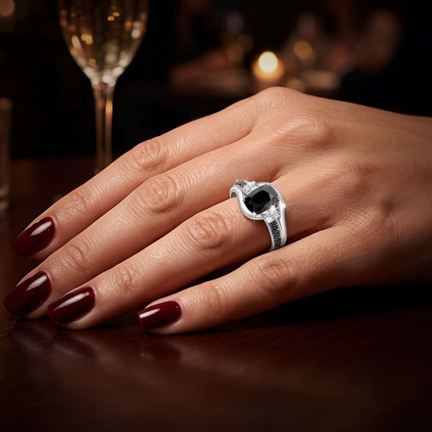 Black Velvet Ring
