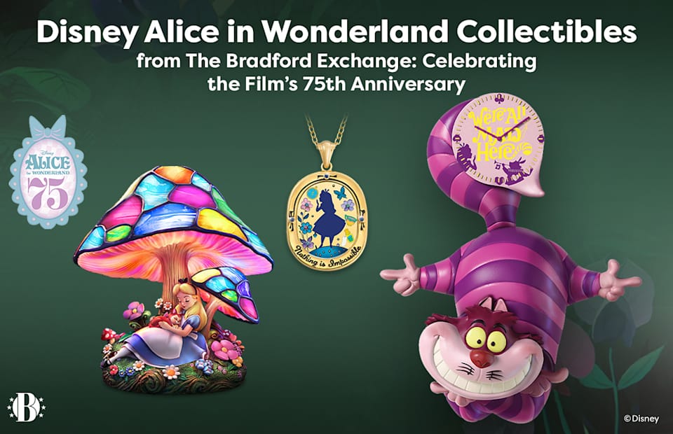 Disney Alice in Wonderland Collectibles from The Bradford Exchange: Celebrating the Film's 75th Anniversary