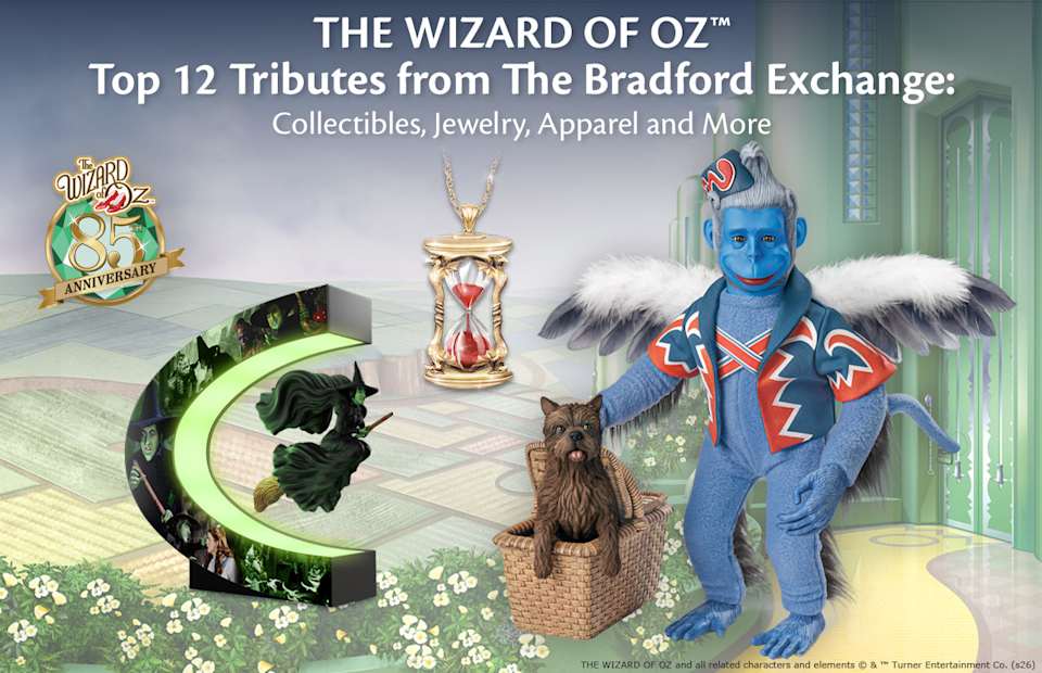 THE WIZARD OF OZ Top 12 Tributes from The Bradford Exchange: Collectibles, Jewelry, Apparel and More