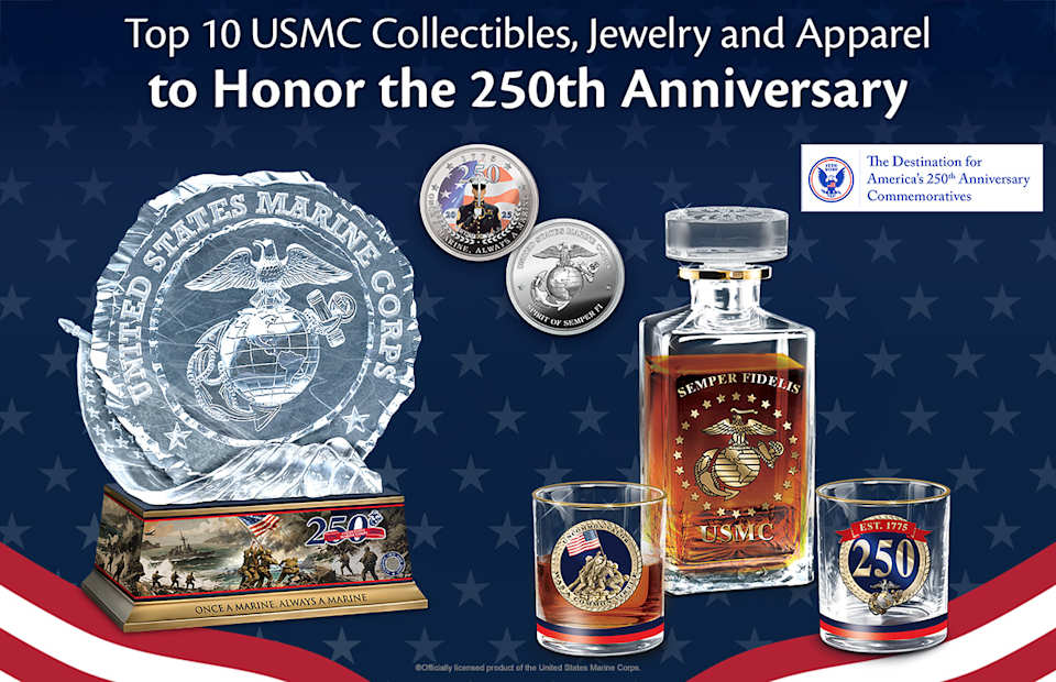 Top 10 USMC Collectibles, Jewelry and Apparel to Honor the 250th Anniversary