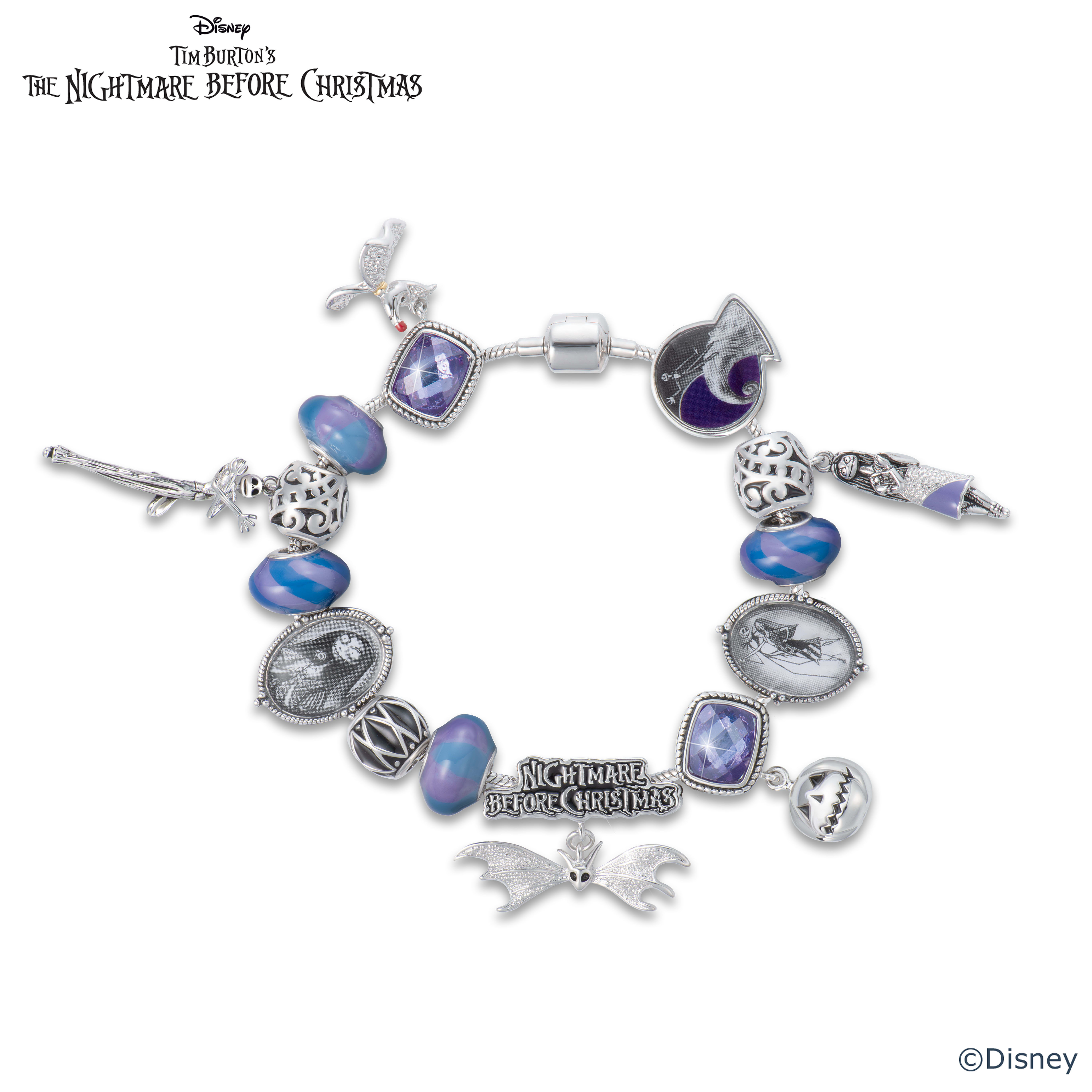 Nightmare Before Christmas Charm Bracelet