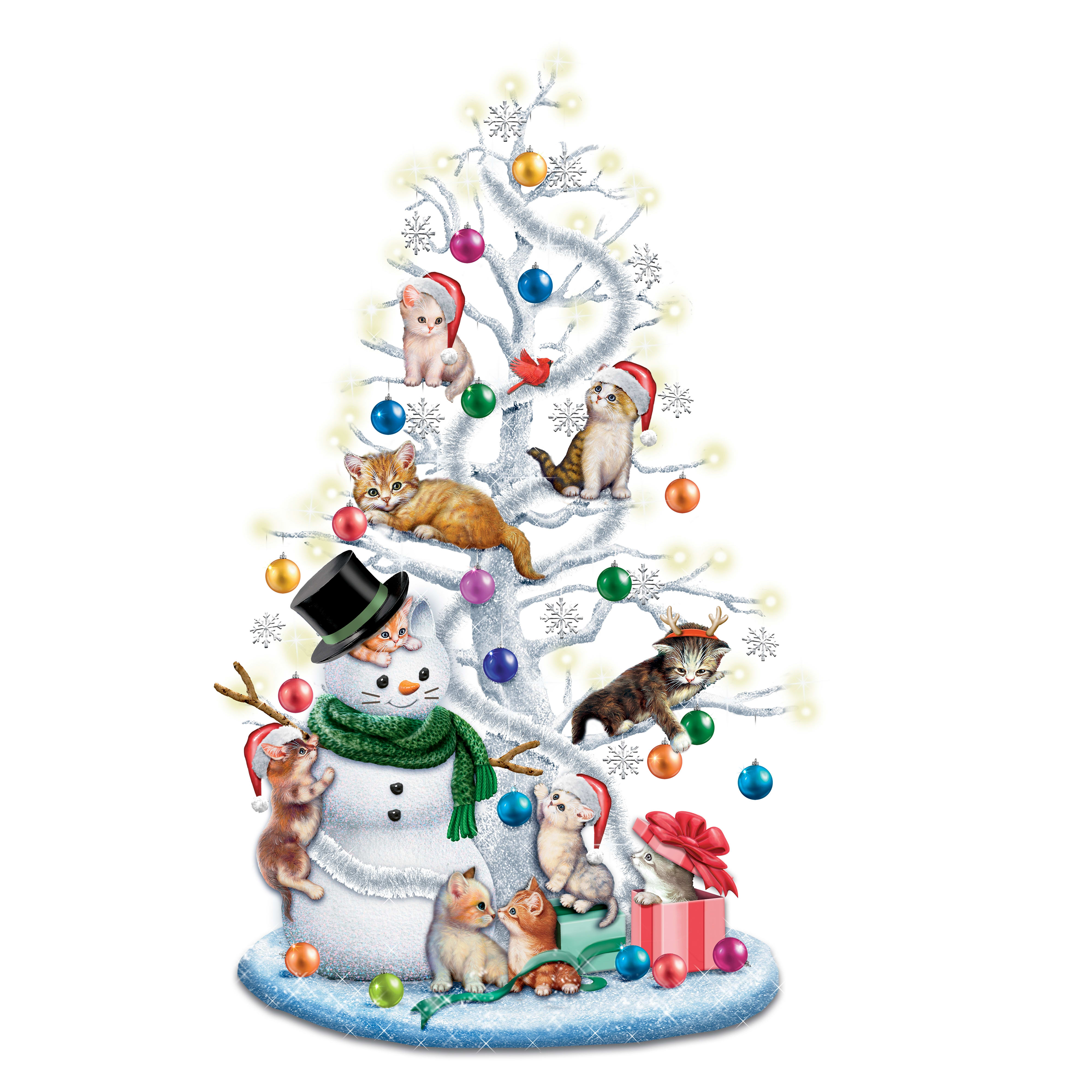Purr-fectly Mischievous Christmas Tree