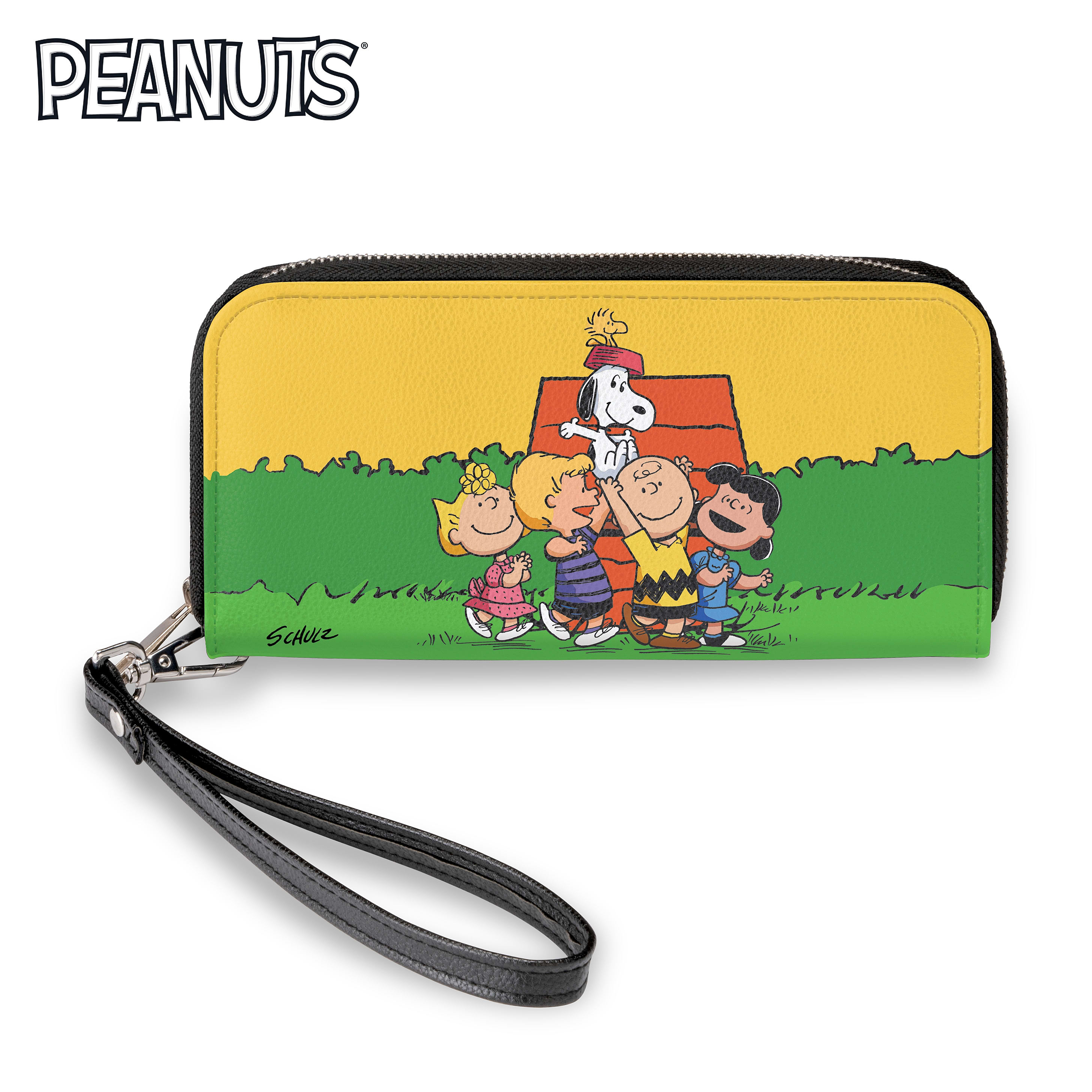 The PEANUTS Gang Womens Faux Leather Clutch Wallet With Custom Design ...