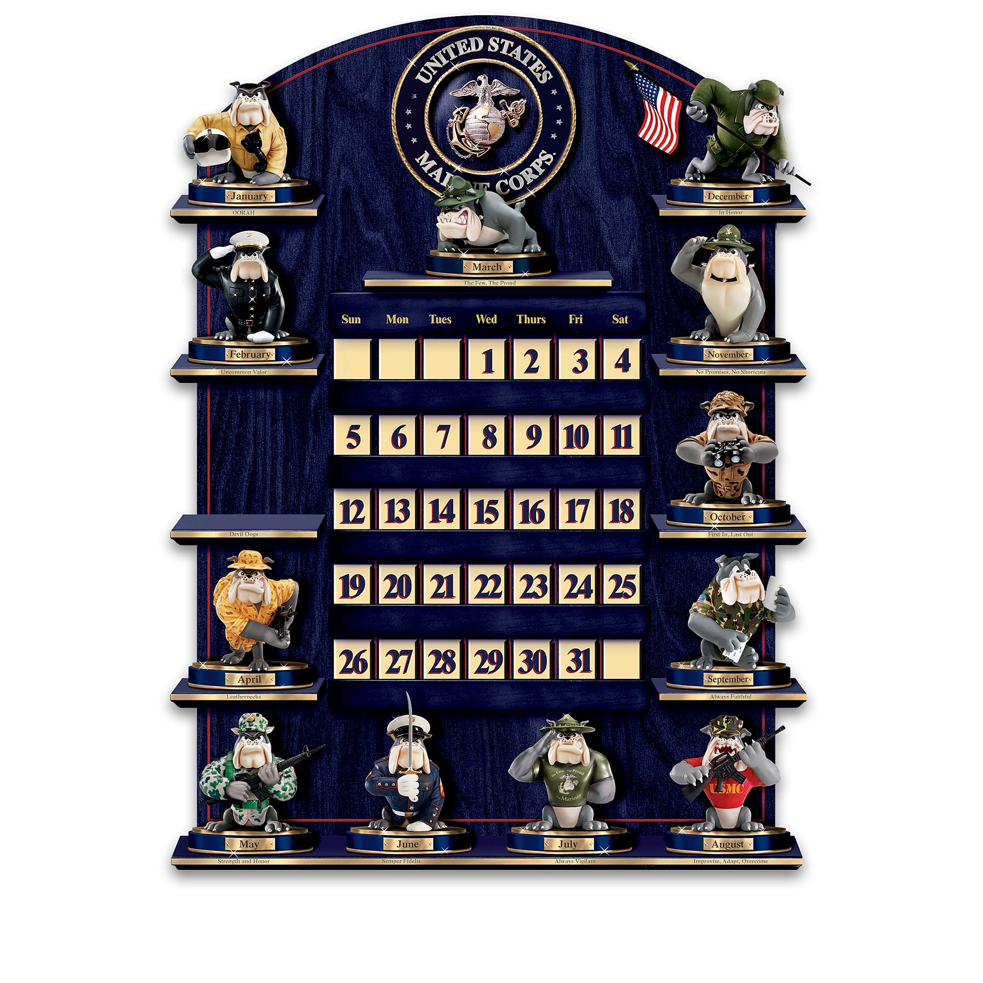 collectible-usmc-perpetual-calendar-usmc-wall-decor