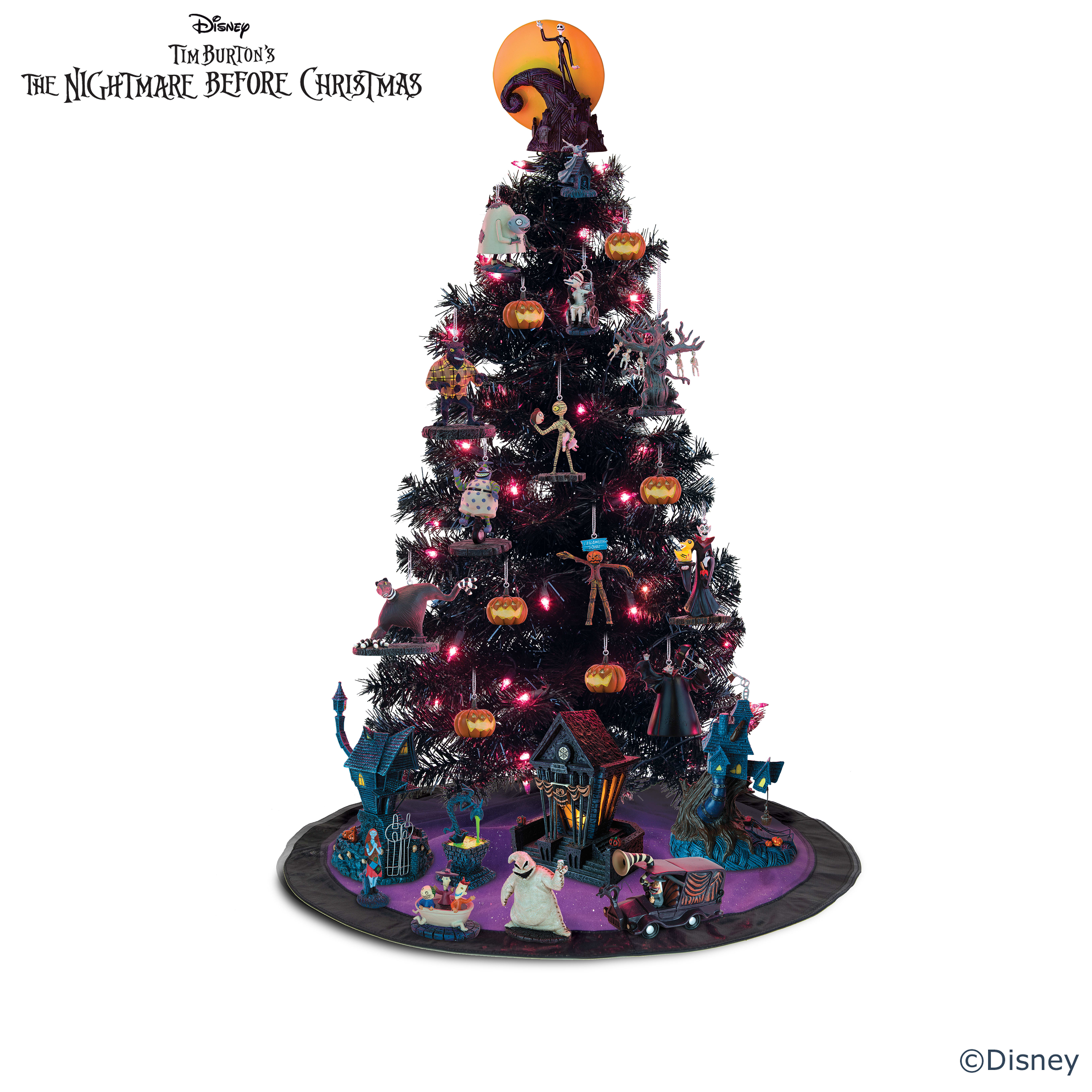 The Nightmare Before Christmas This Is Halloween Tabletop Tree Collection