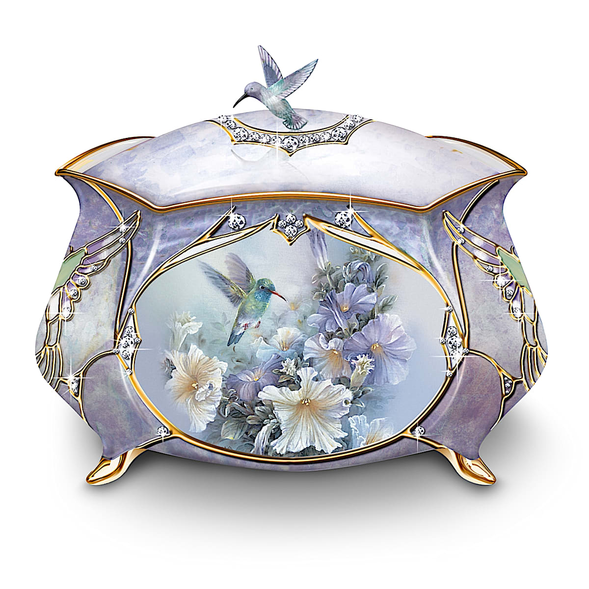 Lena Liu Hummingbirds Porcelain Music Box – The Bradford Exchange