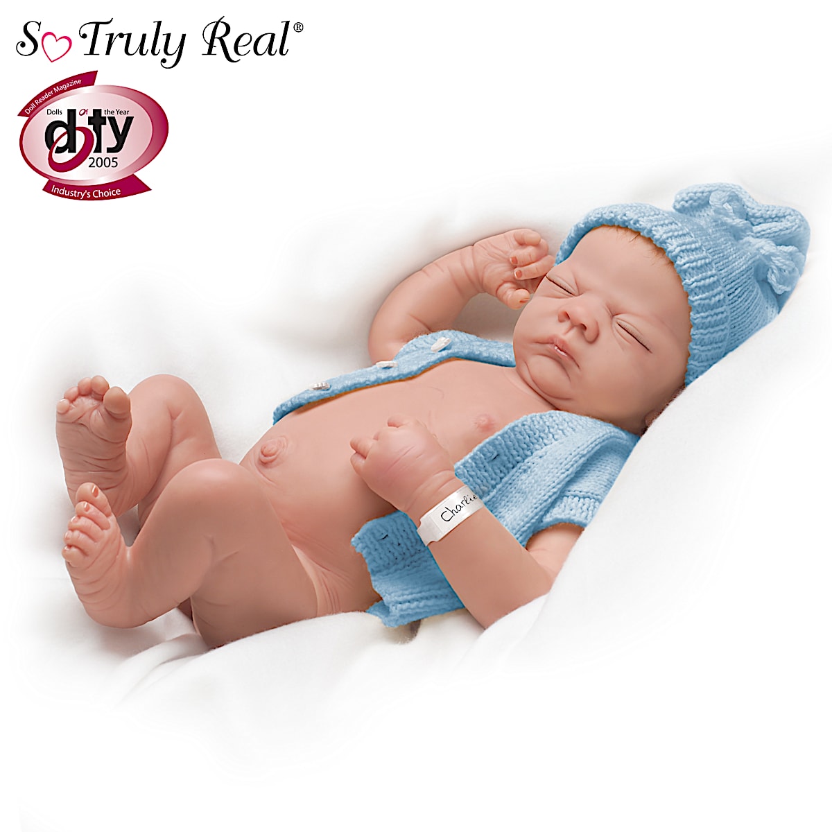 Linda Webb Charlie Anatomically Correct So Truly Real Lifelike Baby Doll
