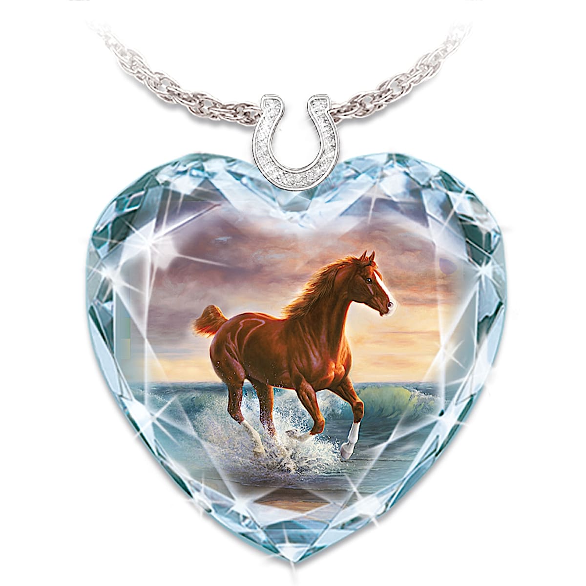 Horse heart hotsell necklace