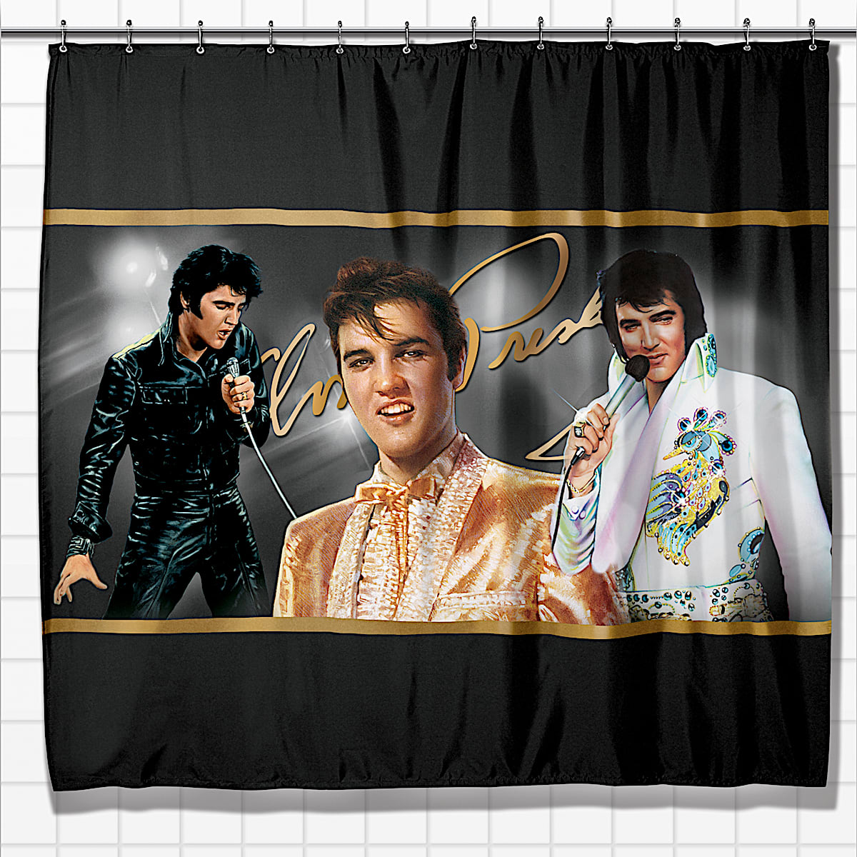 Elvis Presley Shower Curtain 1583