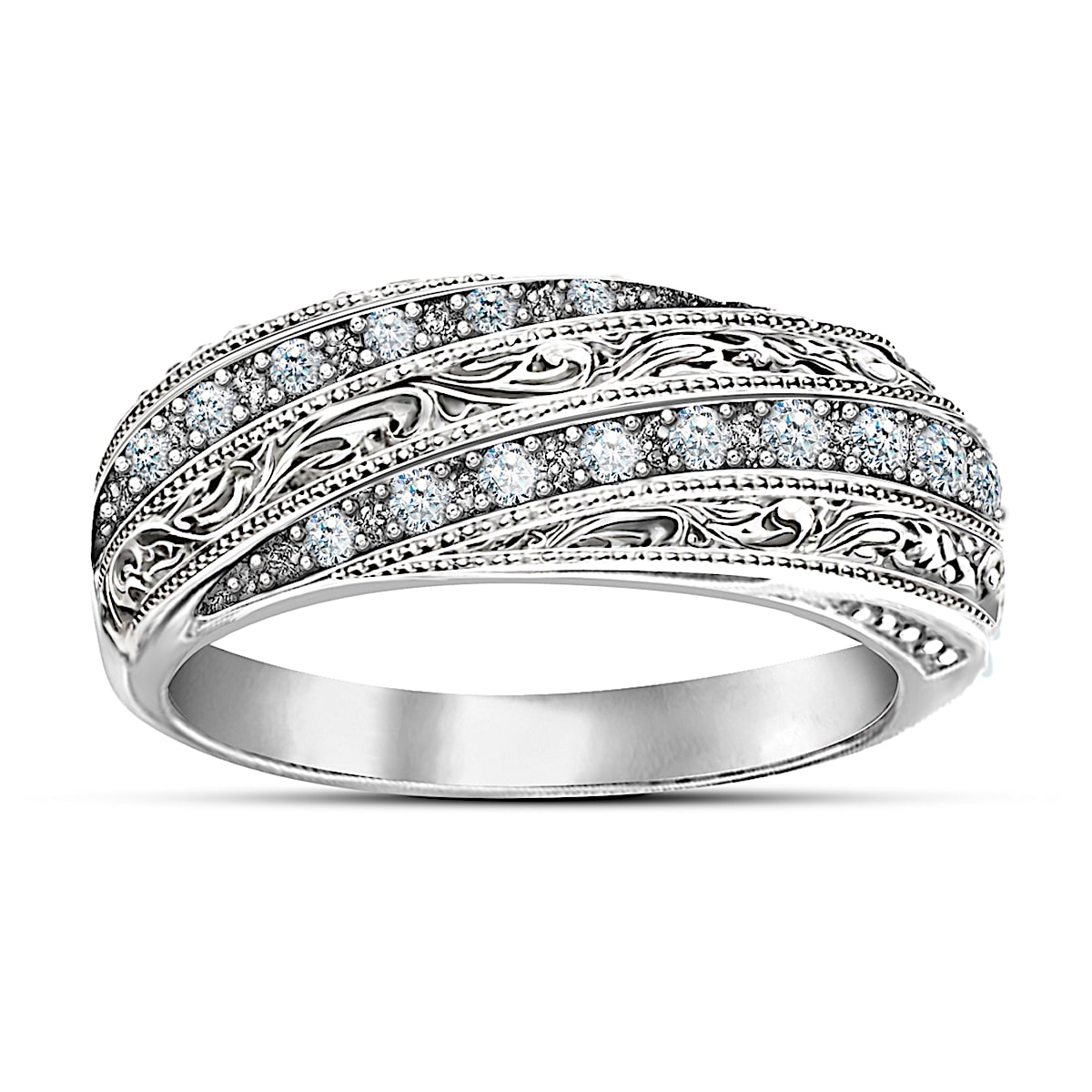 Womens Ring: Diamond Elegance