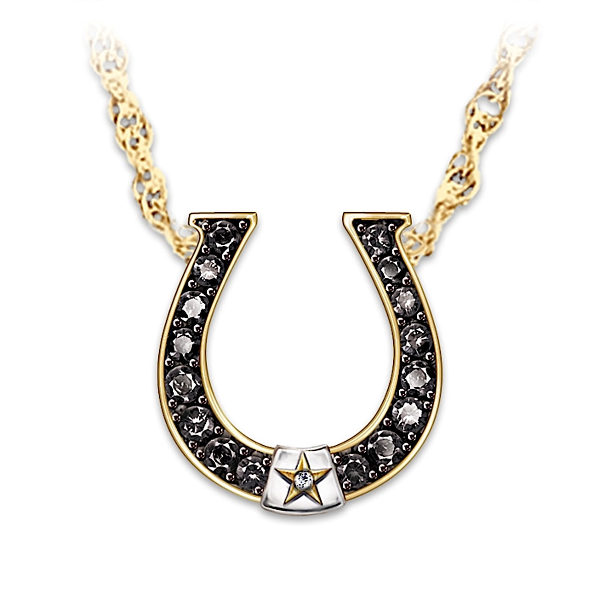 Vera bradley horseshoe necklace on sale
