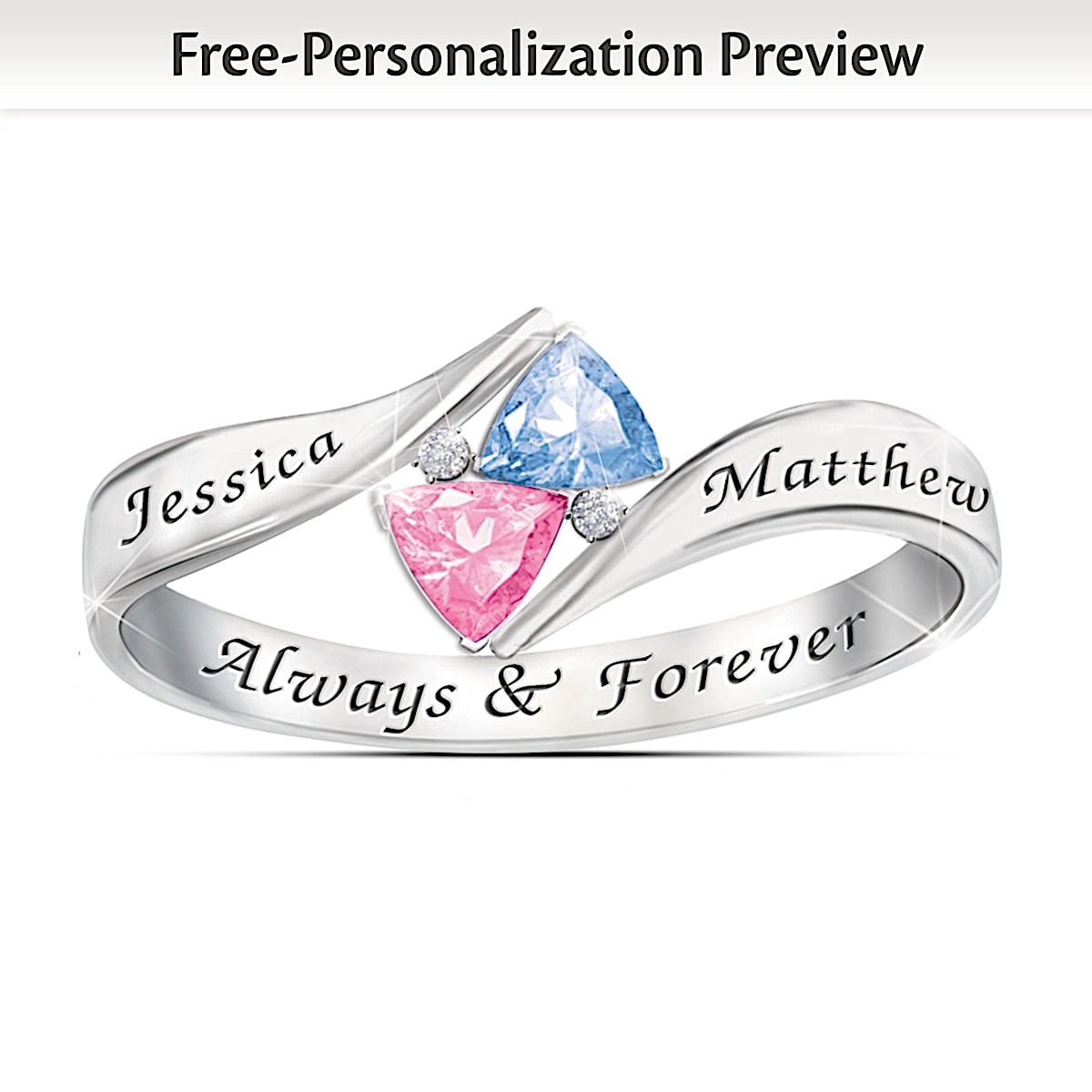 Bradford exchange promise rings top