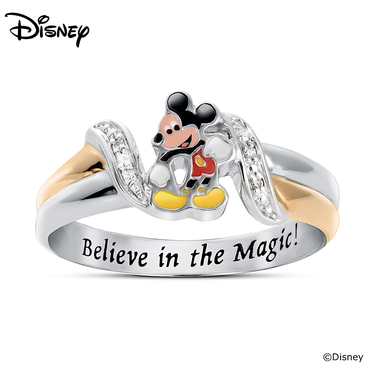Women's Ring: The Magic of Mickey Mouse Ring - Christmas Gift